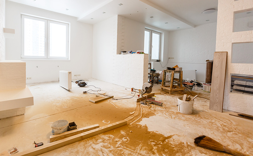 Post-construction cleanup